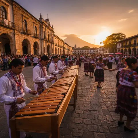 Día Nacional de la Marimba: la Plaza de la Constitución se llenó de ritmo chapín