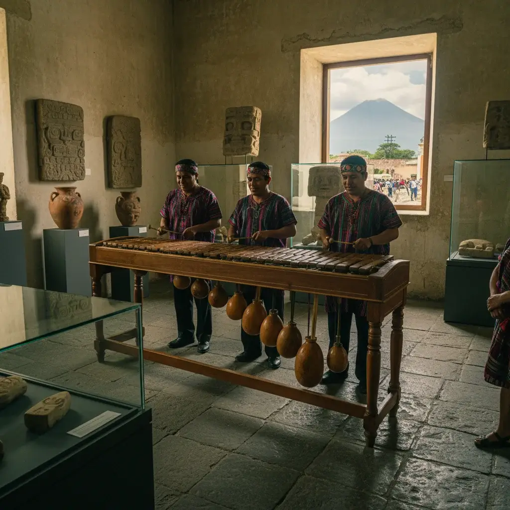 La marimba se muda al Museo Nacional: una cita con el ritmo entre piezas mayas