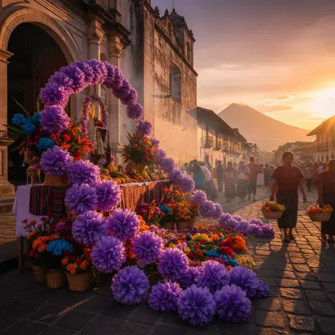 Festival de la estaticia en San Pedro Las Huertas: la flor que le da color a la Cuaresma