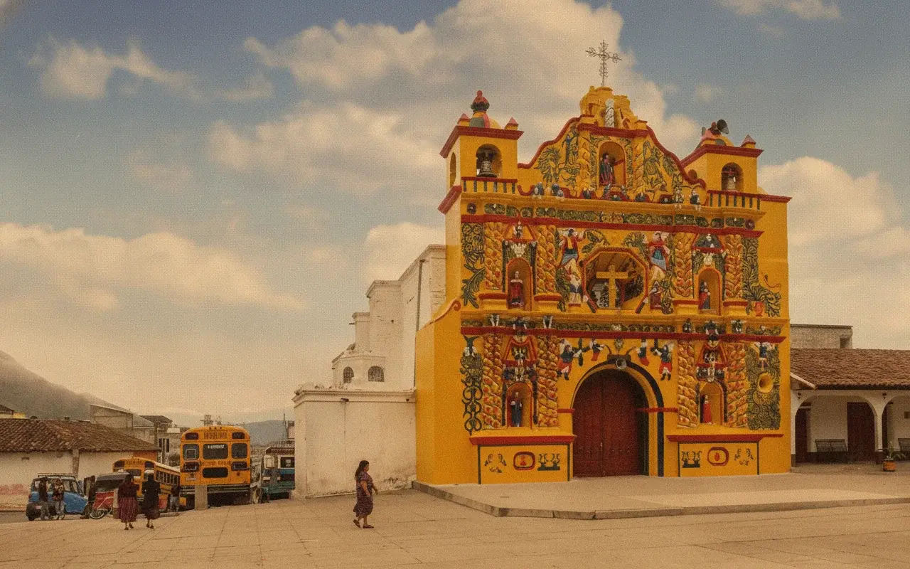 La comunidad de San Andrés Xecul se pone brava para proteger su iglesia