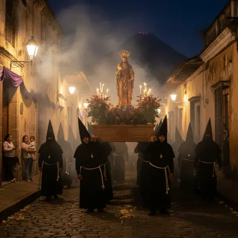 Tradición en la Zona 1: El Cristo del Amor recorre el Centro Histórico