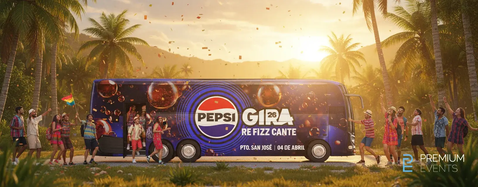 ¡Pilas con el ride! Shuttles oficiales para la Gira Refrescante Pepsi