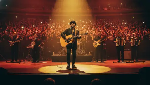 ¡A la gran! Arjona sorprende cantando 'Mojado' junto a Intocable en Texas