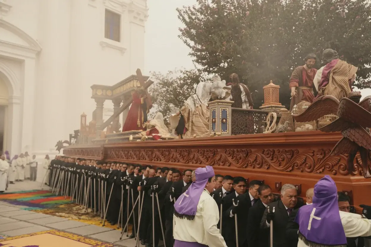 El Nazareno del Consuelo de La Recolección bendice el Centro Histórico