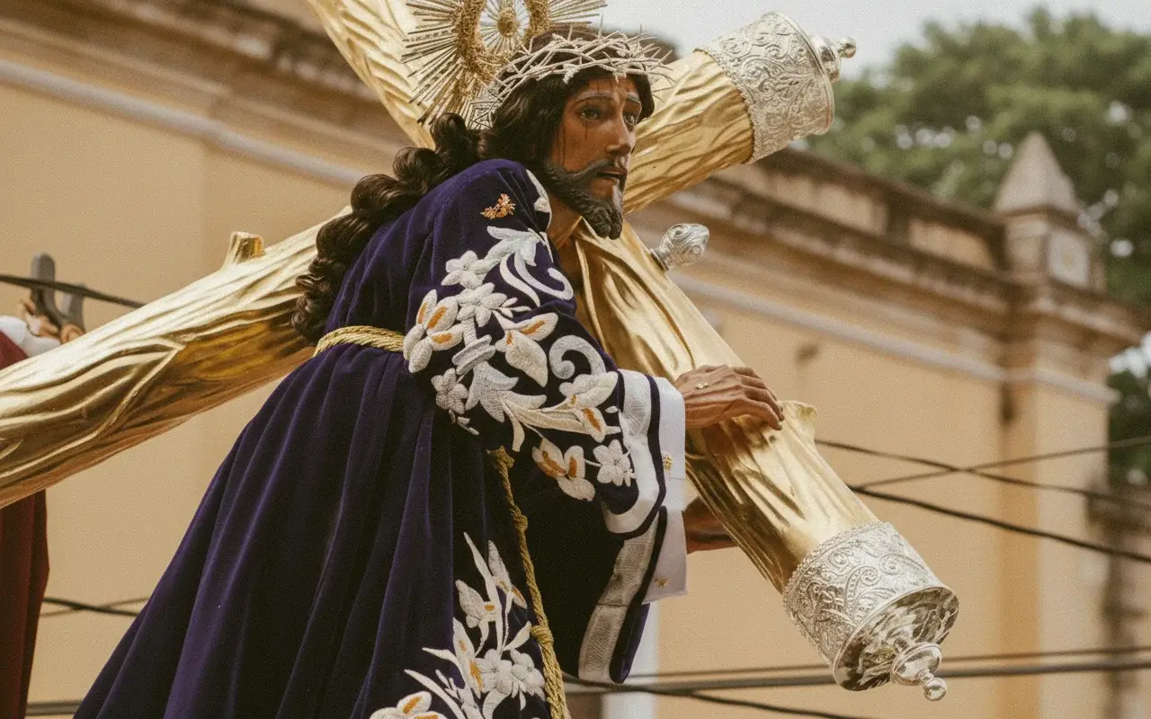 Hilos de fe: el arte y la paciencia detrás del bordado de Semana Santa