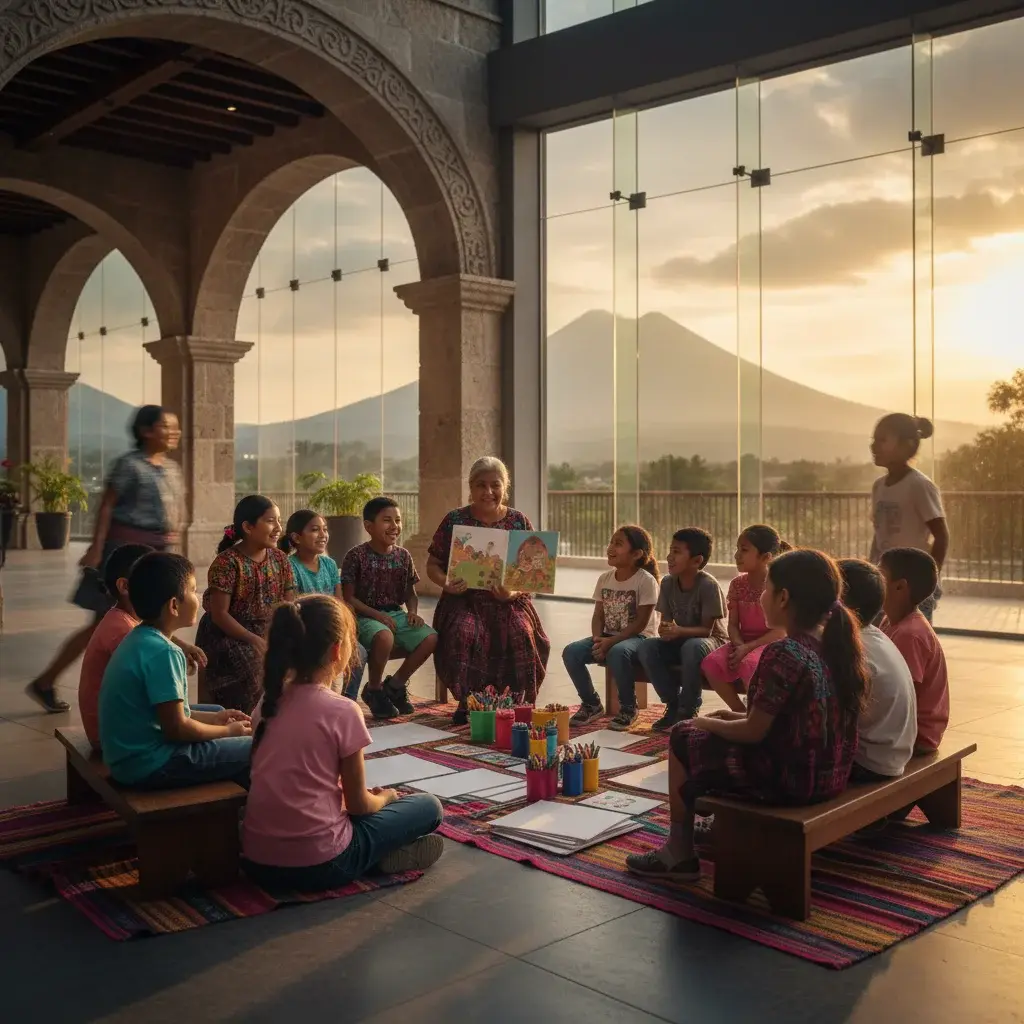 Domingo de cuentacuentos y arte para los patojos en Majadas