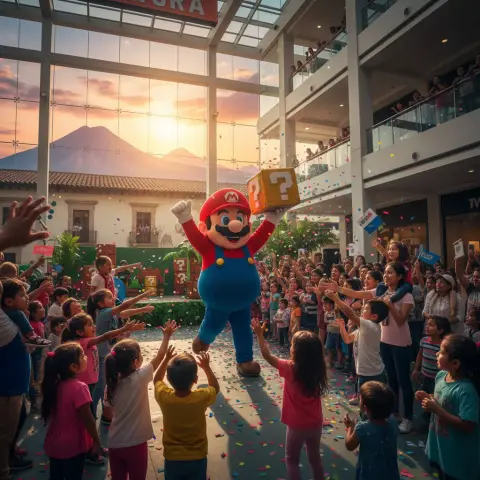 ¡Pilas patojos! El show de Mario Bros tomó Tikal Futura