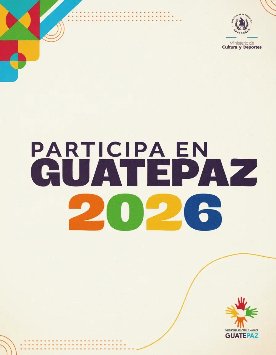 ¡A mostrar el talento! Abren convocatoria para el certamen GUATEPAZ 2026
