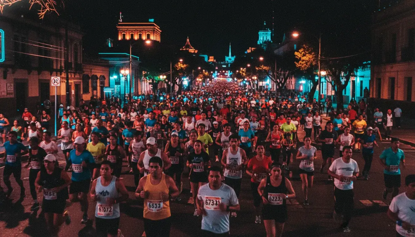 ¡Pilas con el tráfico! Cierres viales hoy por la 10K Nocturna en el Centro