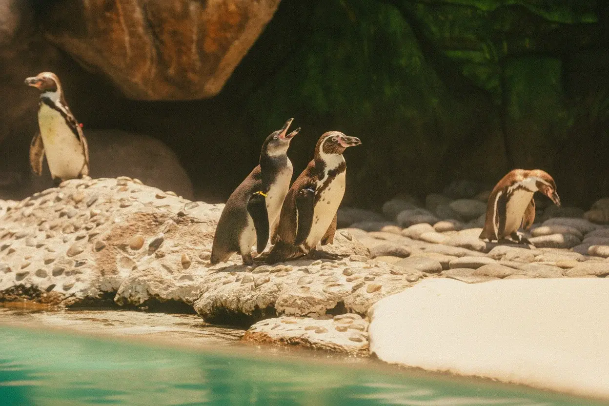 ¡Nancy y Campito ya están aquí! Nuevos pingüinos en La Aurora