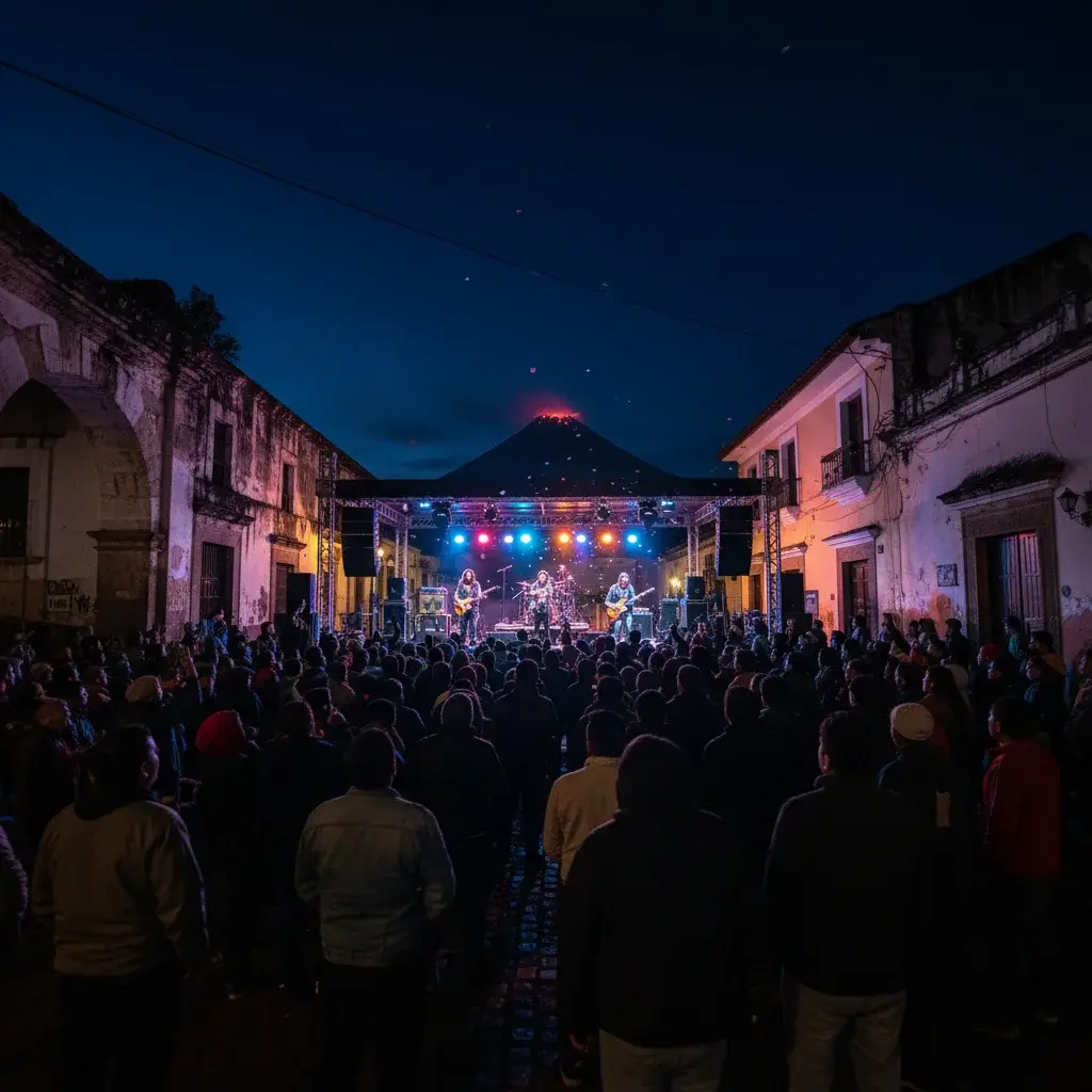 Bohemia Suburbana agarra rumbo para Tecpán: ¡Puro rock nacional con frío!