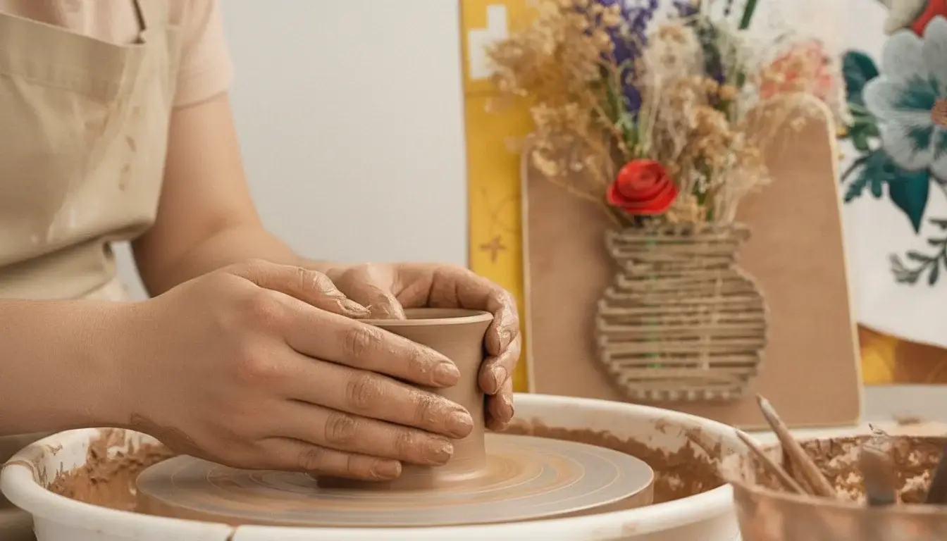 Sacá tu lado artista: Taller de jarrones artesanales en Zona 9