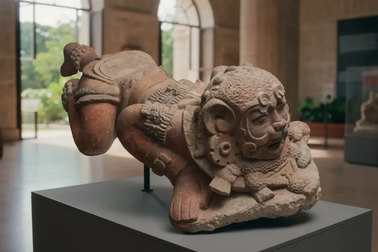 ¡Ya era hora! La colosal escultura del "Hombre Jaguar" regresa a exhibición