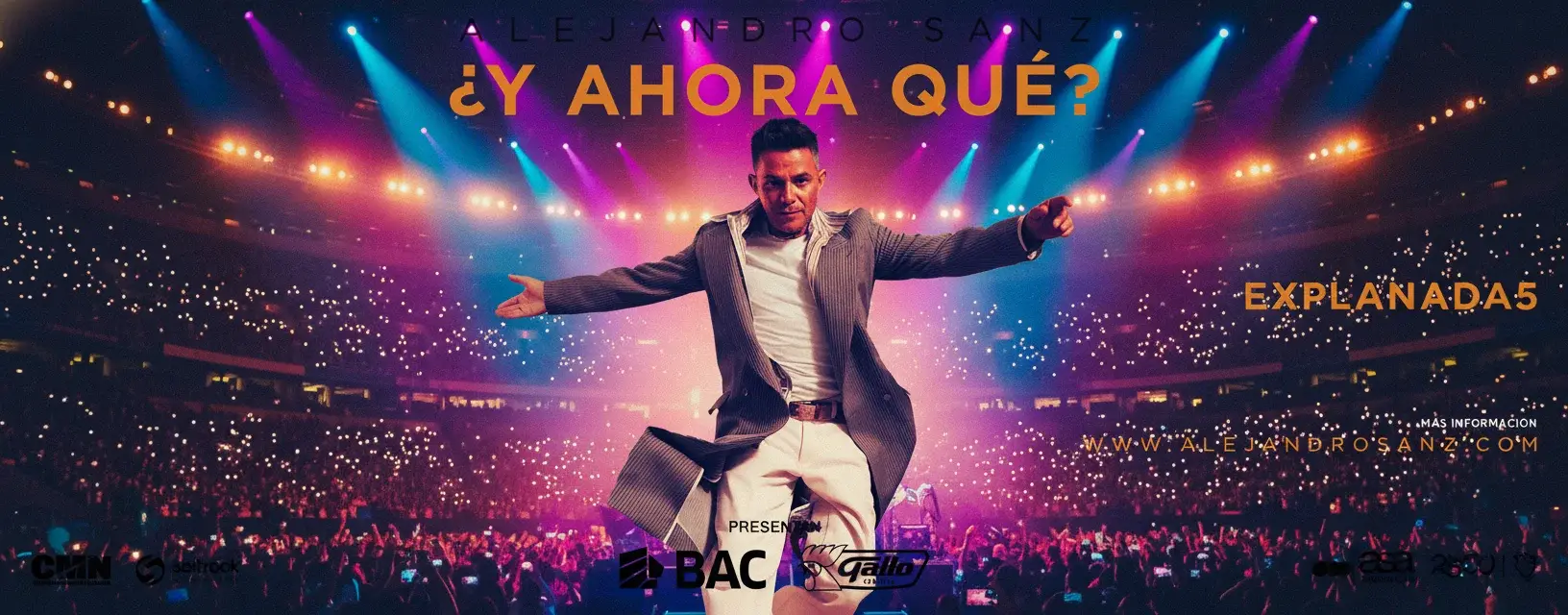 ¡Corazón partío! Alejandro Sanz confirma concierto en Guatemala