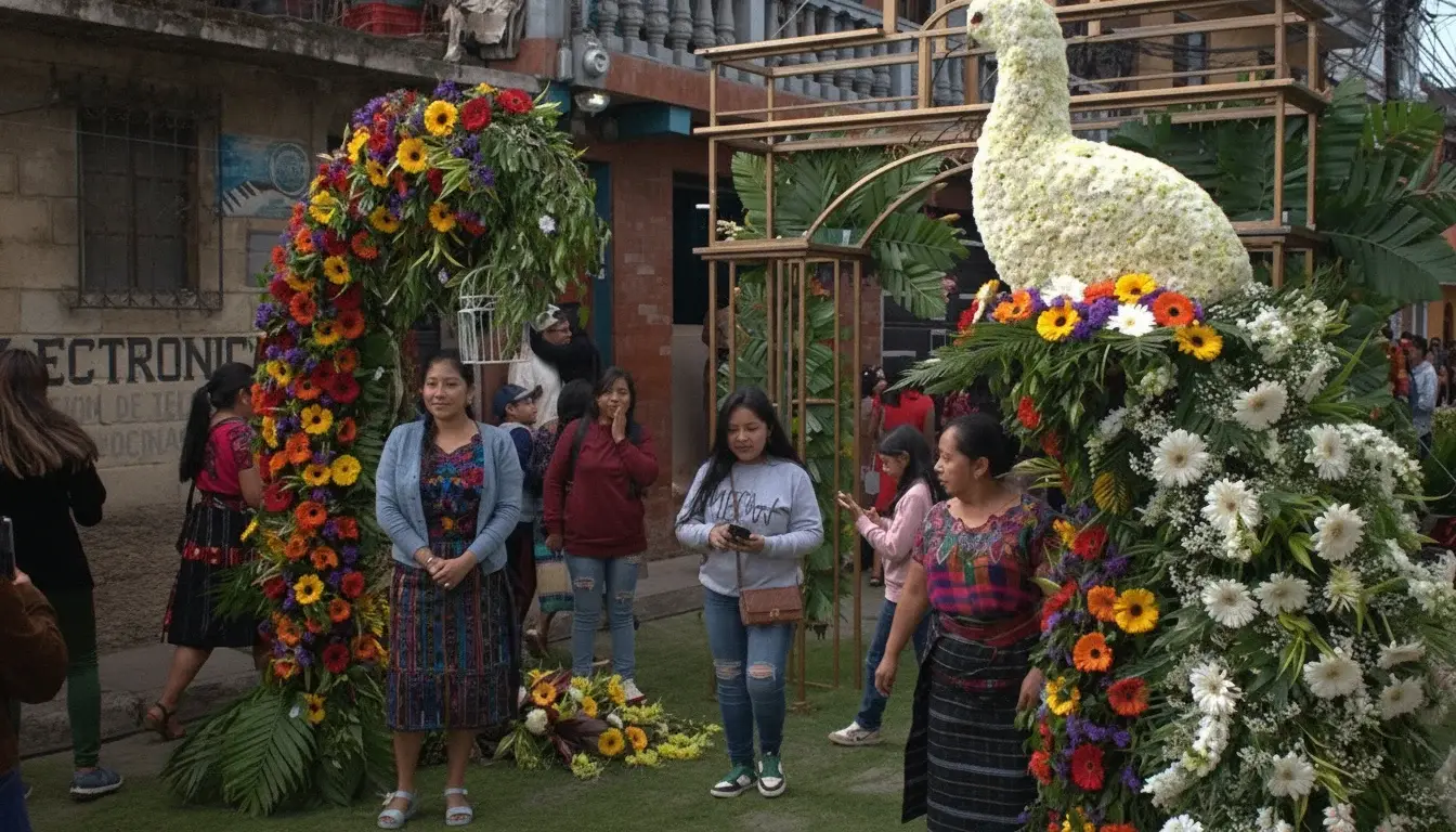 Festival de la Tierra de las Flores en San Juan Sacatepéquez