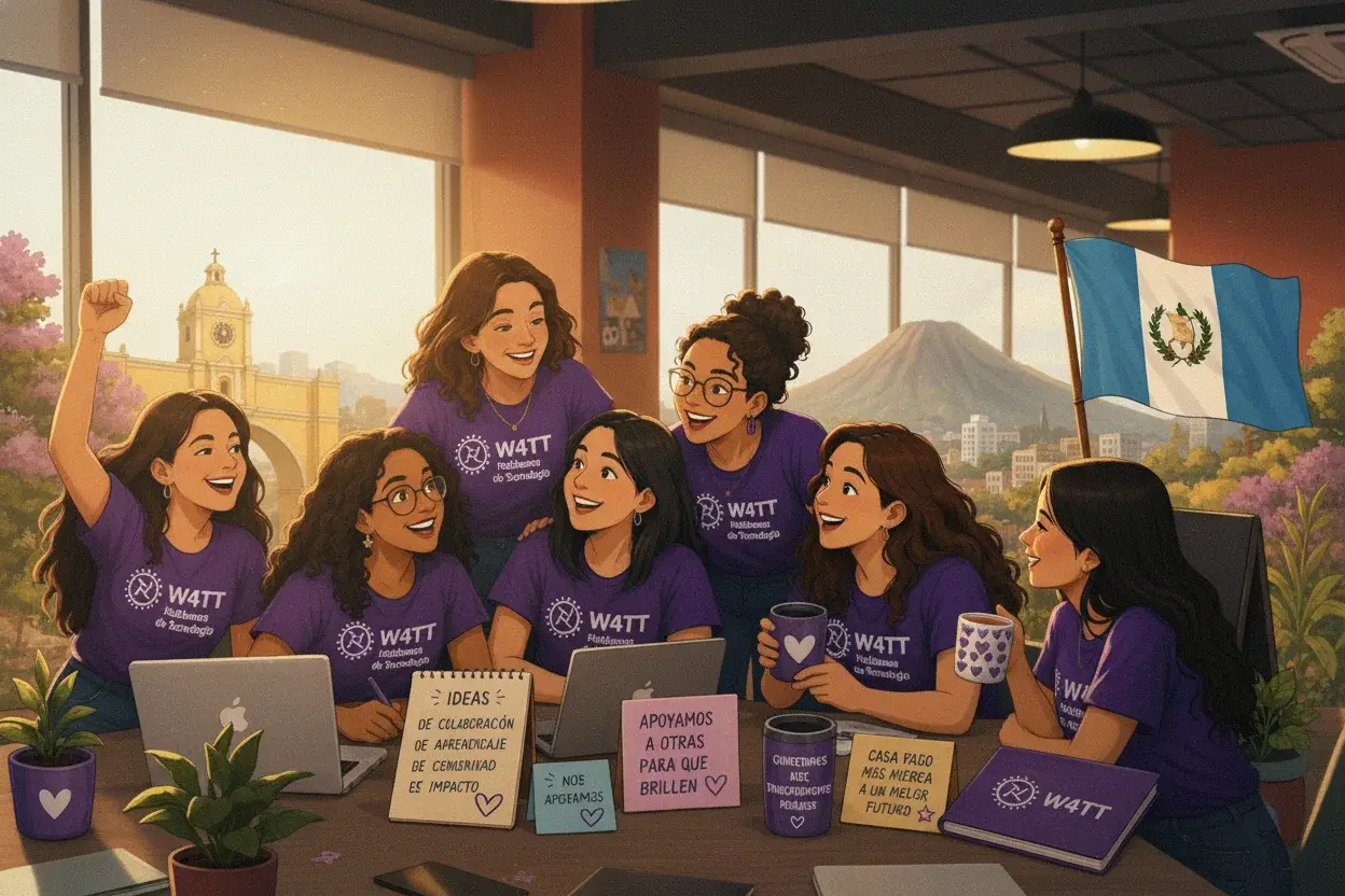 W4TT Anfitrionas: El encuentro que empodera a las mujeres en tech en Guate