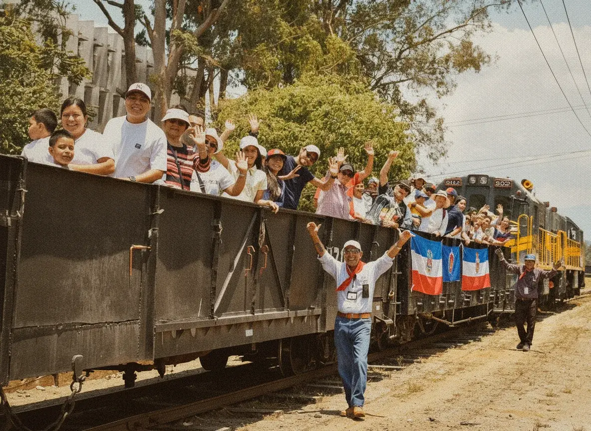 Trenes y futbol: El plan chilero para celebrar a papá en Zona 1
