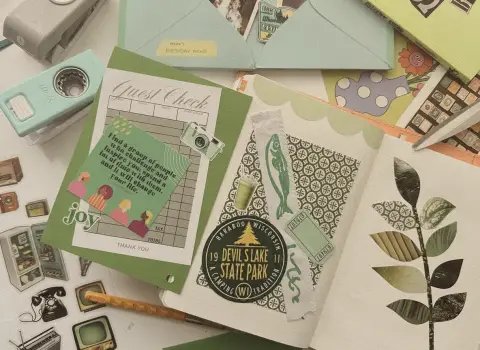 Dejá salir tu lado artístico: Taller virtual de collage y journaling