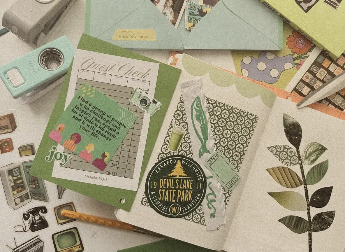 Dejá salir tu lado artístico: Taller virtual de collage y journaling