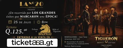 A sacar las botas: Tributo a Bronco para cantar a todo pulmón