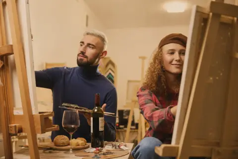 Dejá salir tu lado artista: Taller de pintura al óleo y buena comida