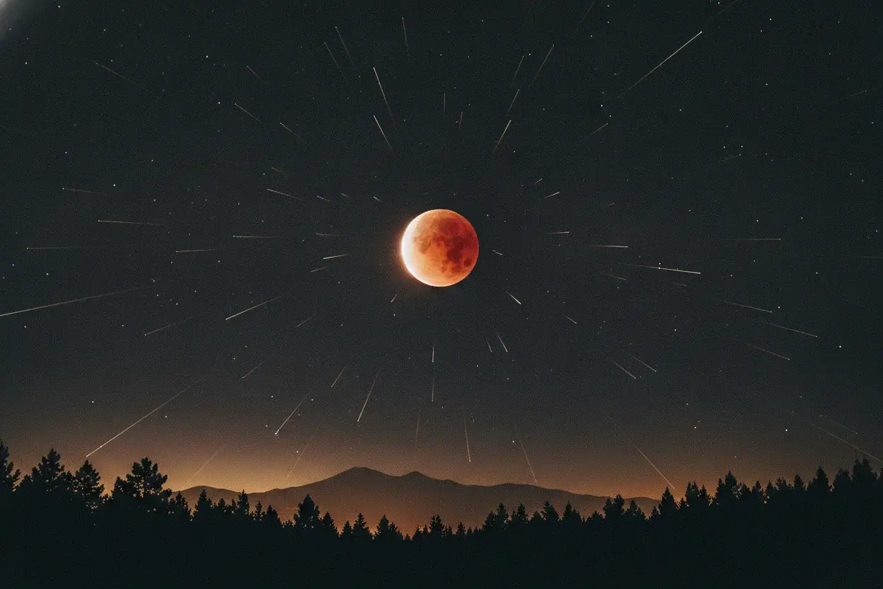 ¡Mirá p'arriba! Lluvia de meteoros y eclipse lunar en agosto