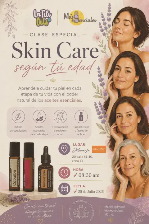 Dejá de usar jabón de coche: Taller de Skin Care en la ciudad