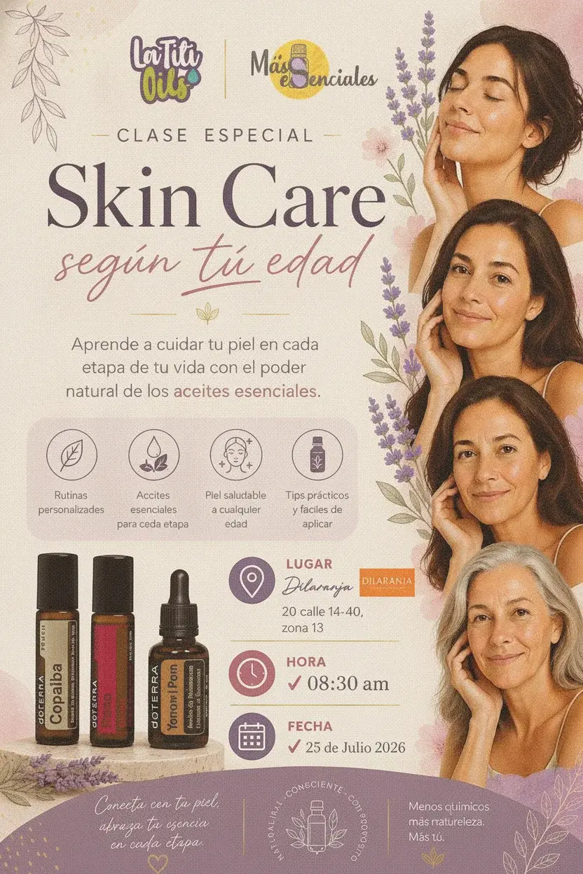 Dejá de usar jabón de coche: Taller de Skin Care en la ciudad