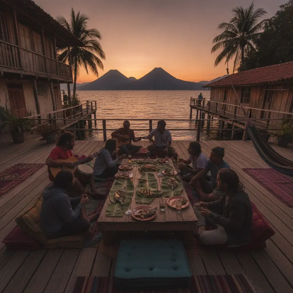 Reggae y pescadito a la orilla del lago: Escapada a Tzununá
