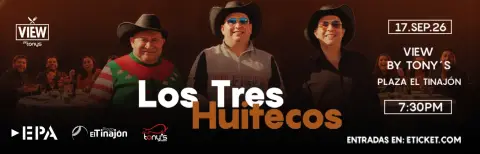 Los 3 Huitecos arman la cena show para cagarse de risa en Quetzaltenango