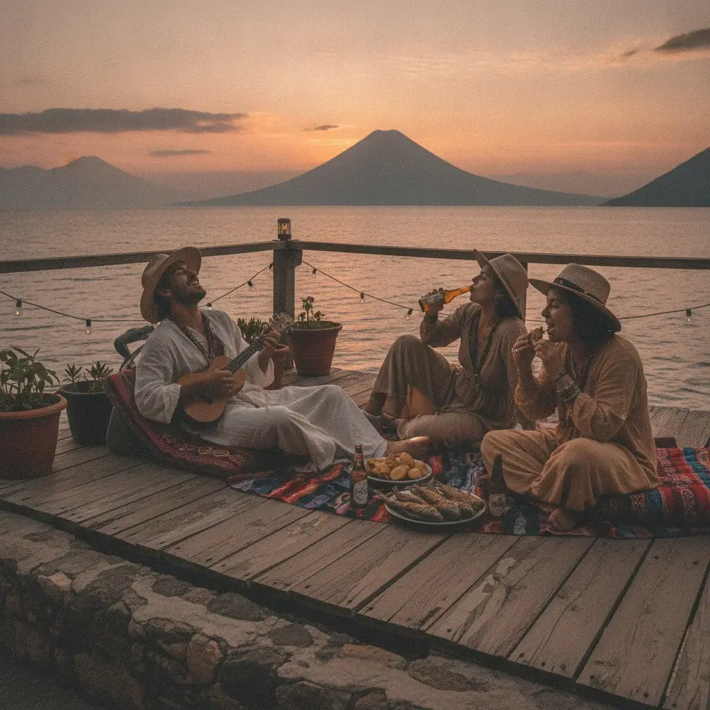 Chill total: Reggae y pescadito frito en Tzununá para arrancar el finde