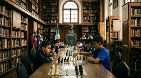 ¡Puro coco! El Ajedrez se tomó la Biblioteca Nacional