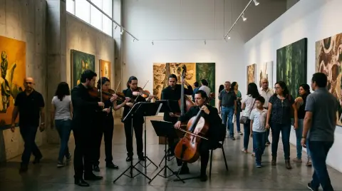 El Quinteto Xocomil llenó de música el MUNAE