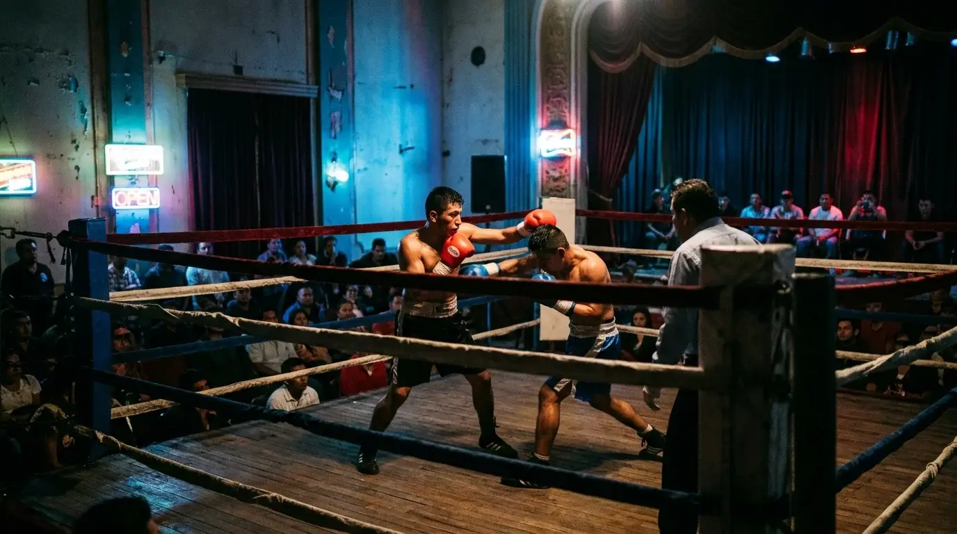 ¡A los puros cuentazos! Velada Benéfica de Boxeo en el Gran Teatro Delirio