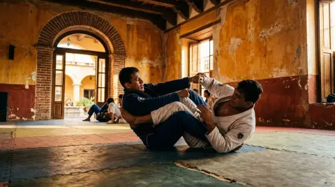Pilas en el tatami: Fuego and Flow Jiu Jitsu Camp en la Antigua
