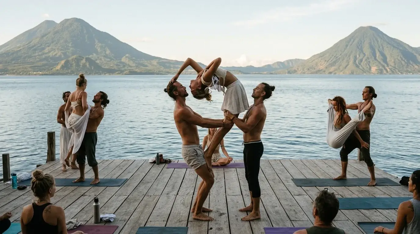 Volá alto en Atitlán: Acro, Aerial & Adventure Retreat