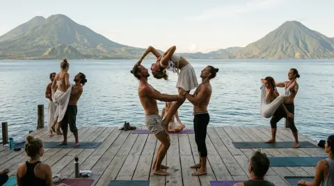 Volá alto en Atitlán: Acro, Aerial & Adventure Retreat